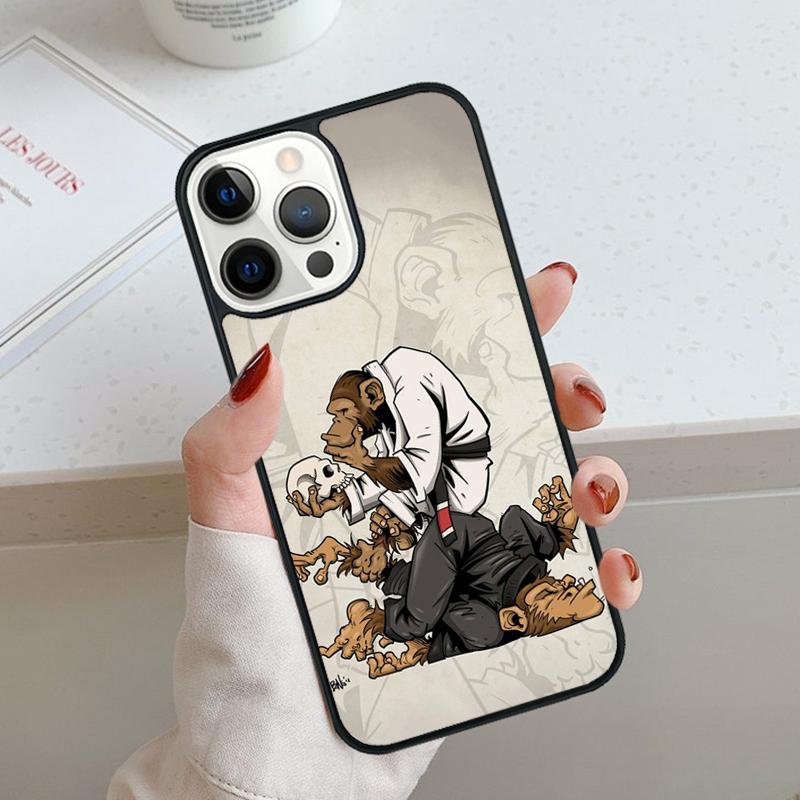 BJJ Brazilian Jiu Jitsu Phone Case For iPhone 17 Air 11 12 13 14 15 16 Pro Max Cover For iPhone 17 Air Max 5 Plus Coque Shell