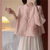 Modern Hanfu-Inspired A-Line Dress - Summer Slimming Two-Piece Set for Women