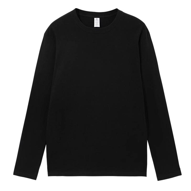 Men's Slim Fit Cotton Long Sleeve Base Layer Top for Autumn/Winter