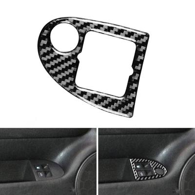 Para VW Golf 4 Jetta Bora MK4 R32 GTI 1999-2004 Tampa da Moldura do Botão do Interruptor do Porta-malas Traseiro do Carro Acabamento em Fibra de Carbono Interior