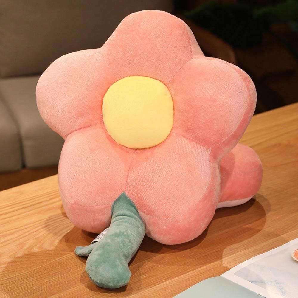 

Double-sided Hand Warmer Pillow Super Soft Flower Pillow Stuffed Toy Men Women розовый