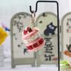 Simulation Cake Keychain Simple Funny Food Keyring Fashion Fruit Dessert Pendant  Best Friend Gift