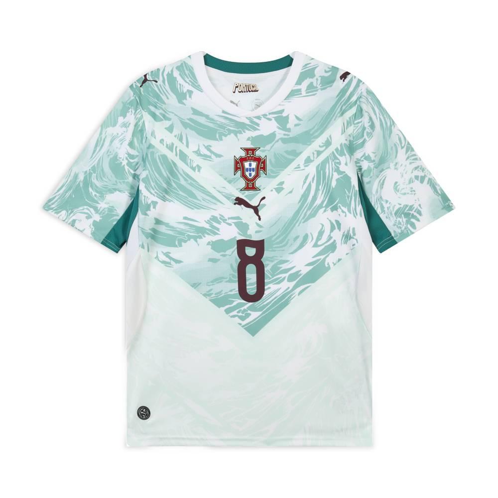 Puma Portugal National Team Away Fan Version Bruno Fernandes 8 Sports Quick-Dry Short Sleeve Football Jersey Men jersey 788146-78 XS