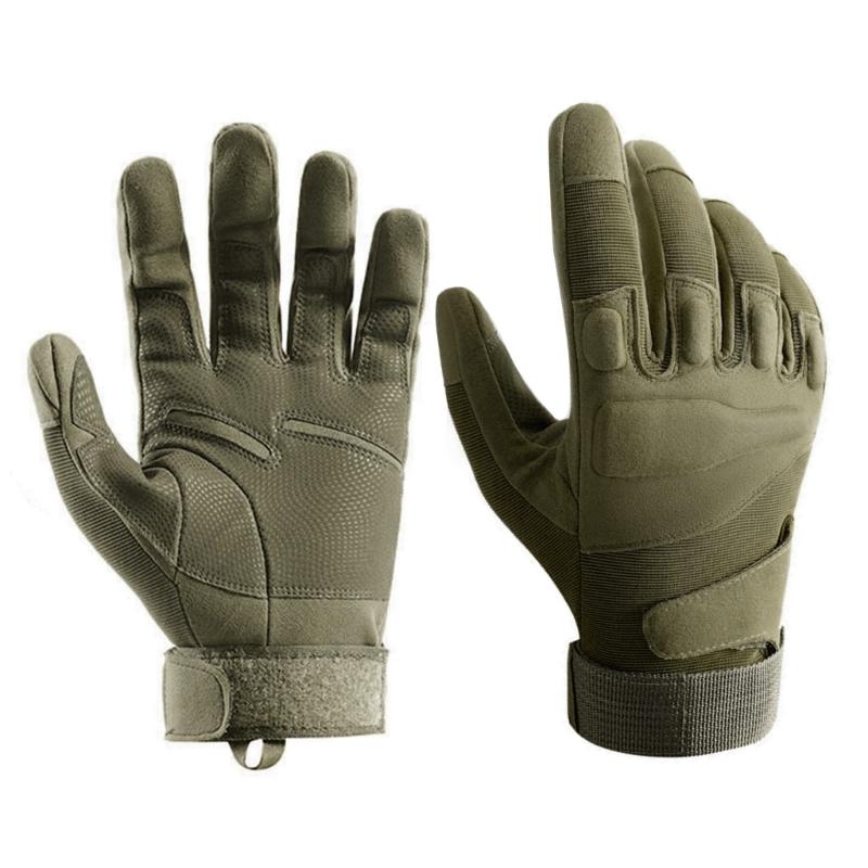 Outdoor Full Finger Windproof Tactic Gloves Flexible Hard Knuckle Protect for Cycling Motorcycle Climbing Hunting Gear