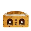 Scratch-Resistant Cat House with Integrated Scratching Board