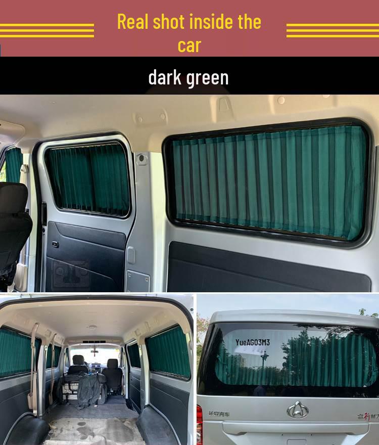 Aluminum Alloy Dual Guide Rail Sunshade Curtains for Dongfeng Xiaokang K17 Side Windows