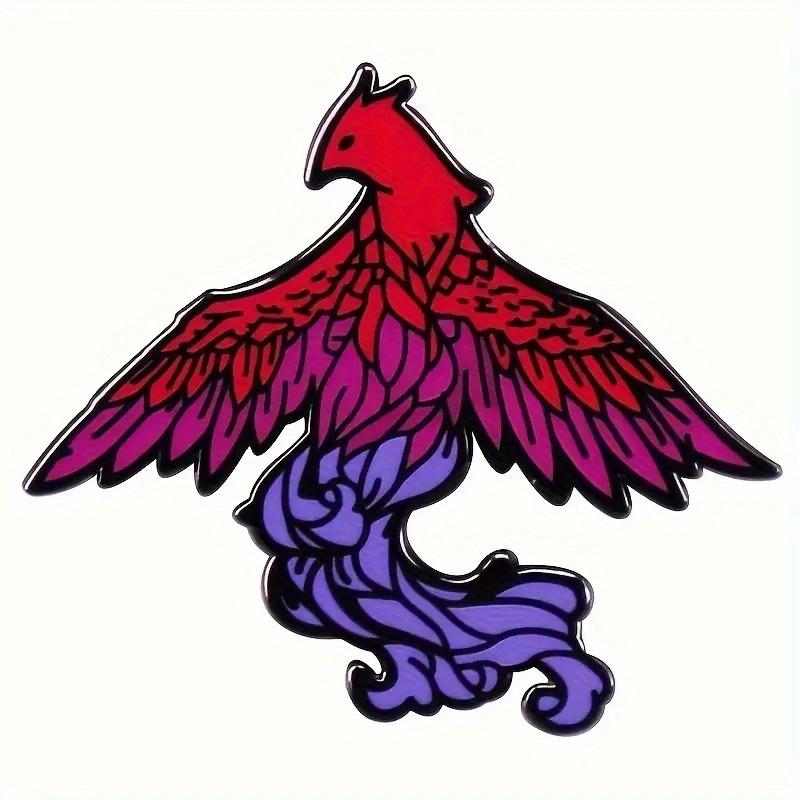 

Красочная брошь-значок Феникс Платье Сумка Одежда Шляпа Аксессуары