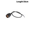 20/30/50/100/200Cm Outdoor Waterproof E27 Lamp Holder With Power Cord Socket Industrial Farm Screw String Lamp Connector