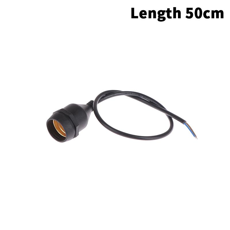 20/30/50/100/200Cm Outdoor Waterproof E27 Lamp Holder With Power Cord Socket Industrial Farm Screw String Lamp Connector
