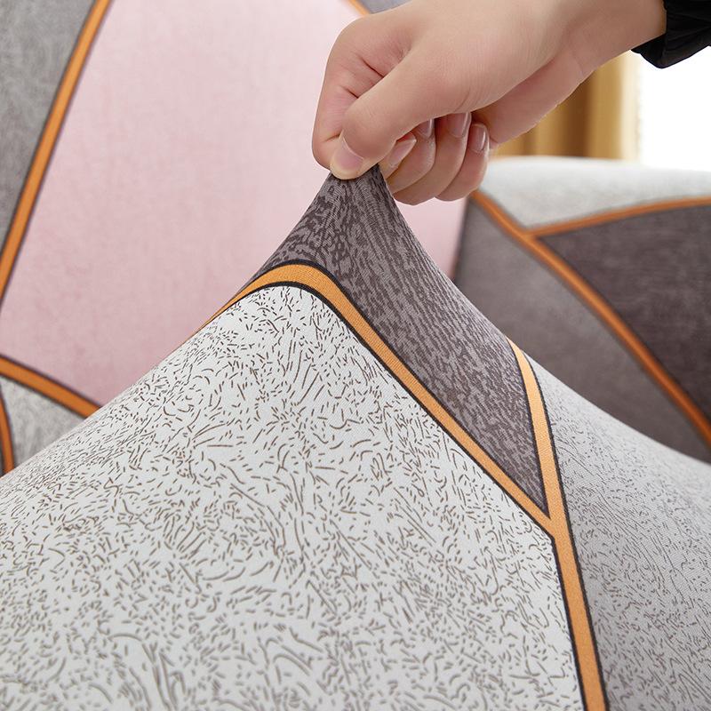 Skirt Sofa Cover Elastic Sofa Cover All-Inclusive Cover Nordic Style Sofa Cover Non-Slip Fabric