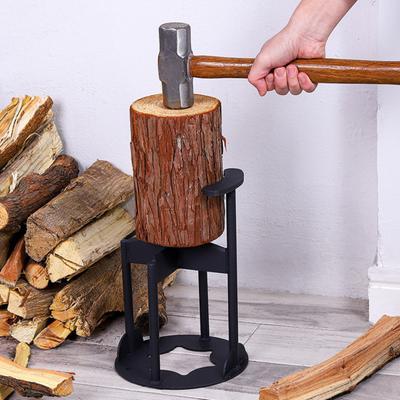 Metal Wood Splitter Heavy Duty High Carbon Steel Log Splitter Manual Kindling