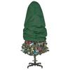 Upright Christmas Tree Cover Tear Resistant Xmas Tree Storage Cover with Drawstring Zippered Dustproof Storage Bag for 5Ft or 9Ft Standing Artificial