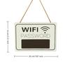 Wanddekoration Langlebiges Holz-WLAN-Passwortschild Kein Strom für Zuhause erforderlich