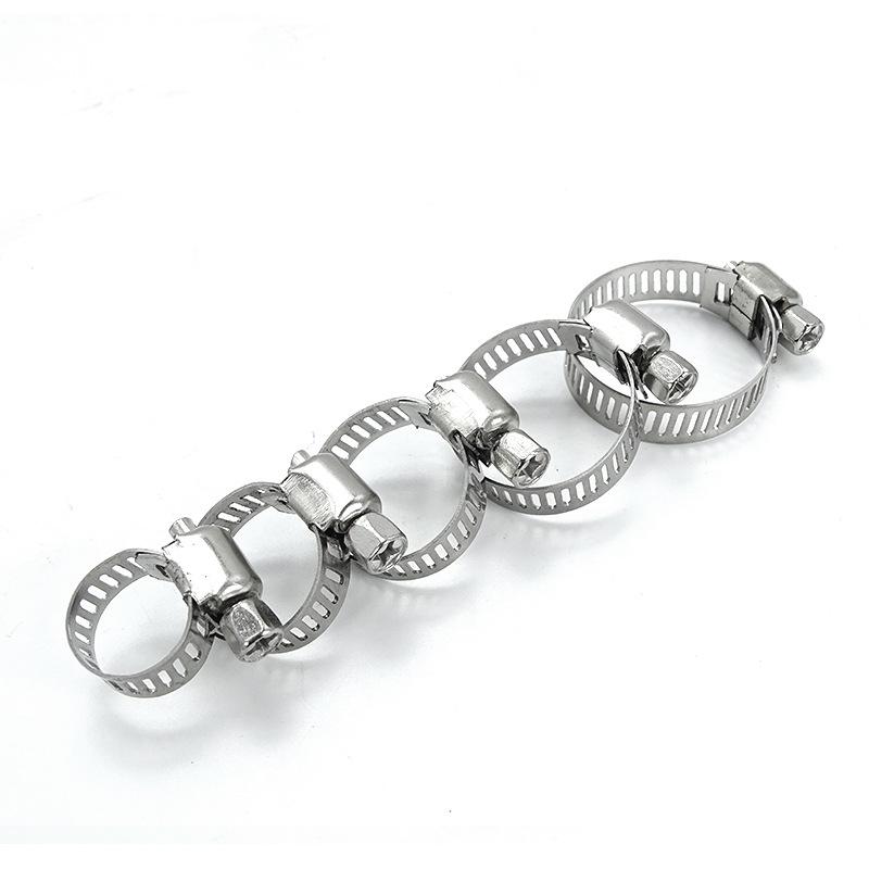 Schlauchschellen aus Edelstahl im amerikanischen Stil - 8 mm, 10 mm, 12 mm breit für Lüftungs- und Dunstabzugsrohre