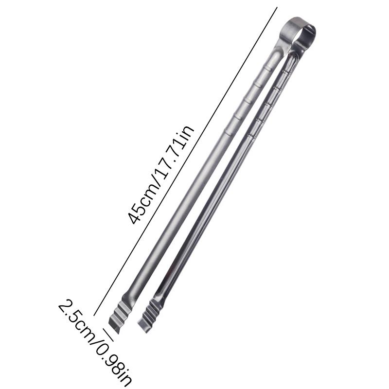 

Щипцы для гриля Длинные щипцы для барбекю 45 см Щипцы для барбекю Щипцы для сбора еды, угля, мусора Кухонный инструмент для приготовления