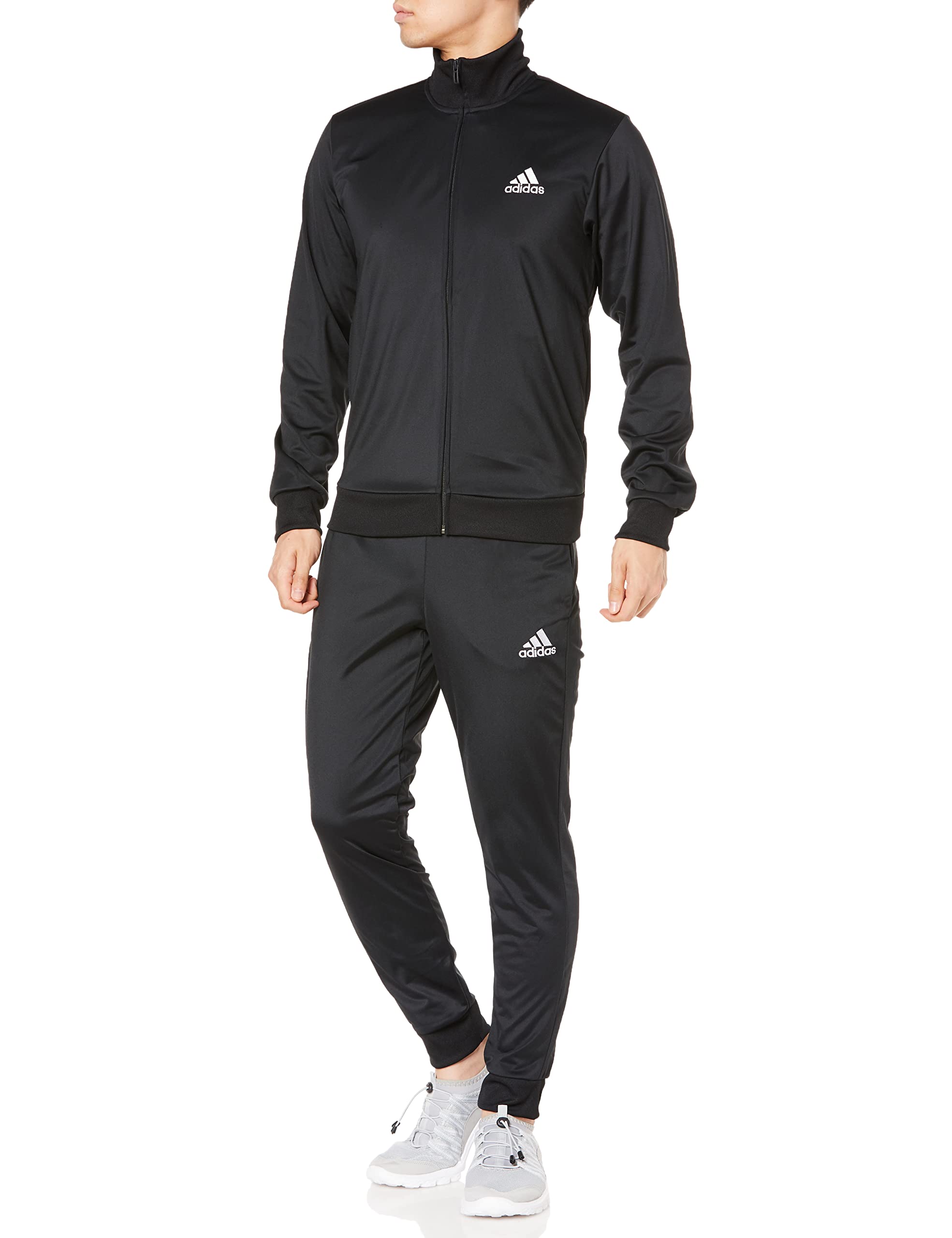 

Essentials Small Logo Tracksuit Jersey Set [Adidas] 28901/ECT29 Men s Top Black/White Bottom Black/White (GK9656) J/M