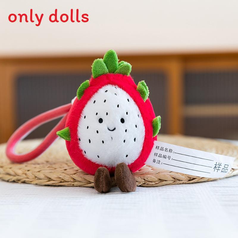 Cuter Coconut Mango Tangerine Fruit Plush Keychain With Soft Pp Cotton For Kids And Gift Enthusiasts