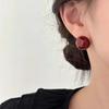Imitation Pearl Temperament Earings Half Circle Bridal Wedding Jewelry  For Women Girls