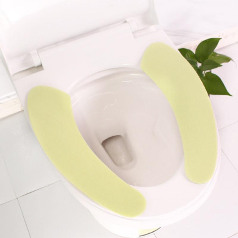 

Универсальный мягкий тканевый чехол для сиденья унитаза с моющейся мягкой подкладкой и липкой подушечкой