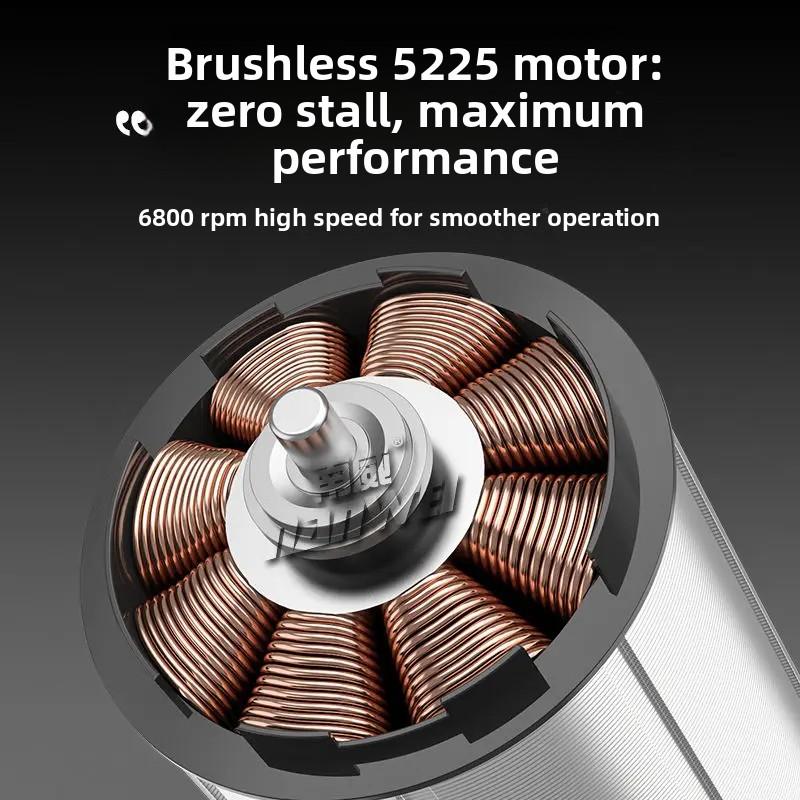 NANWEI Brushless 6-inch Electric Circular Saw with Lithium Battery, Hand-Push Disc, Portable Woodworking and Stone Cutting Machine, High Power