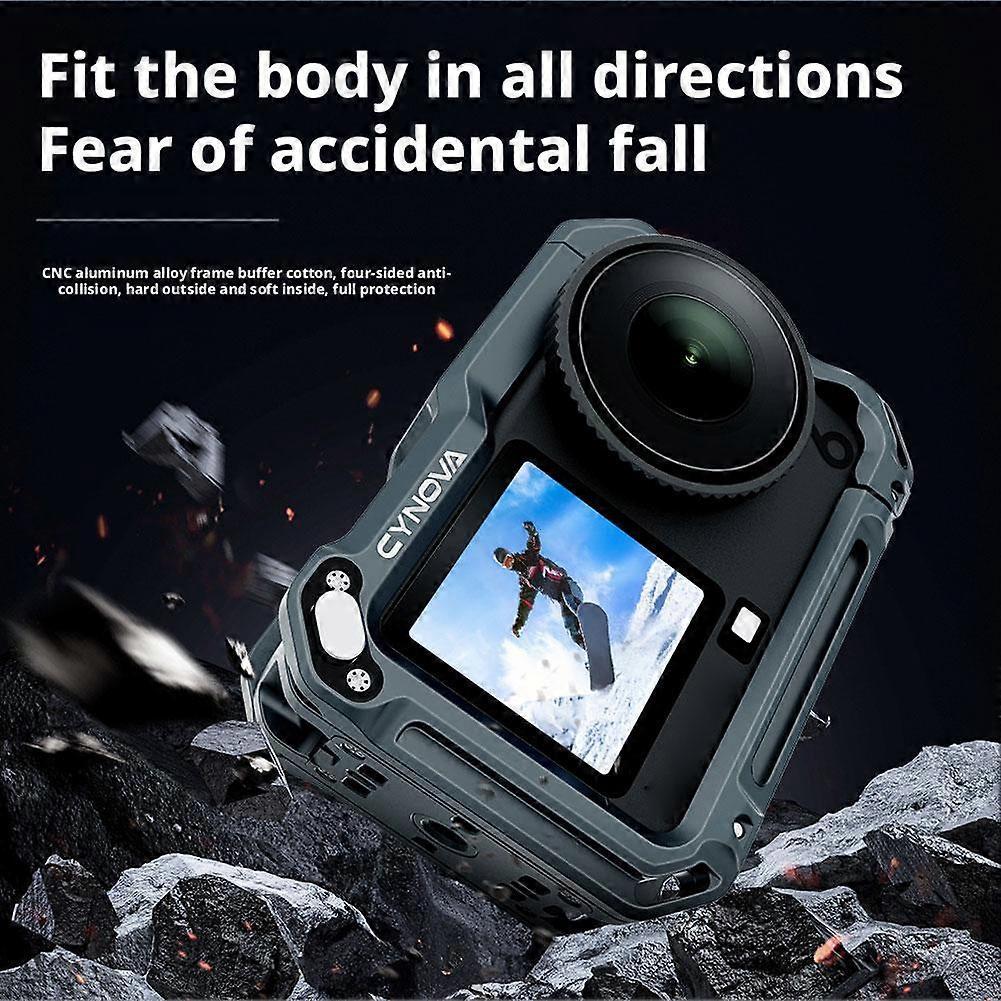 For Dji Action6 Metal Rabbit Cage Action Camera Accessories
