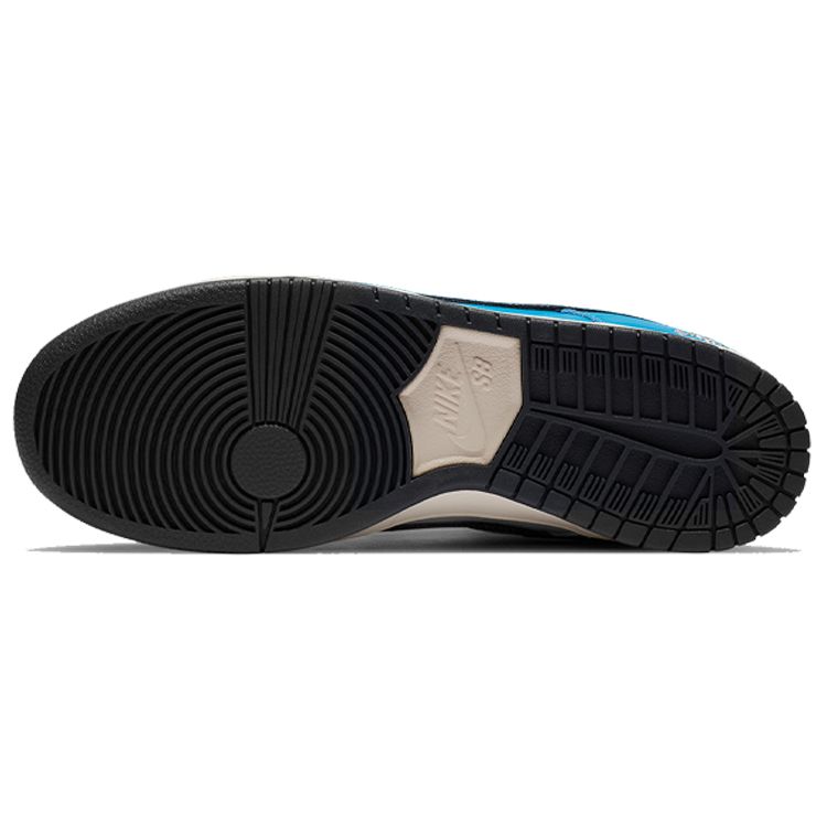 Instant Skateboards X Nike Dunk Low Pro SB QS Unisex Sneakers Blue Blue-Hero Pale-Ivory CZ5128-400