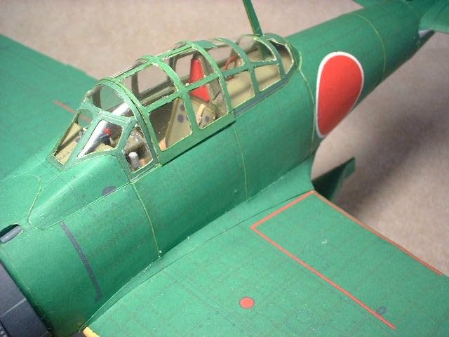 Zero Fighter Paper Craft (Type 2 Suijin Fighter) Paper Model/Paper Model/Kit