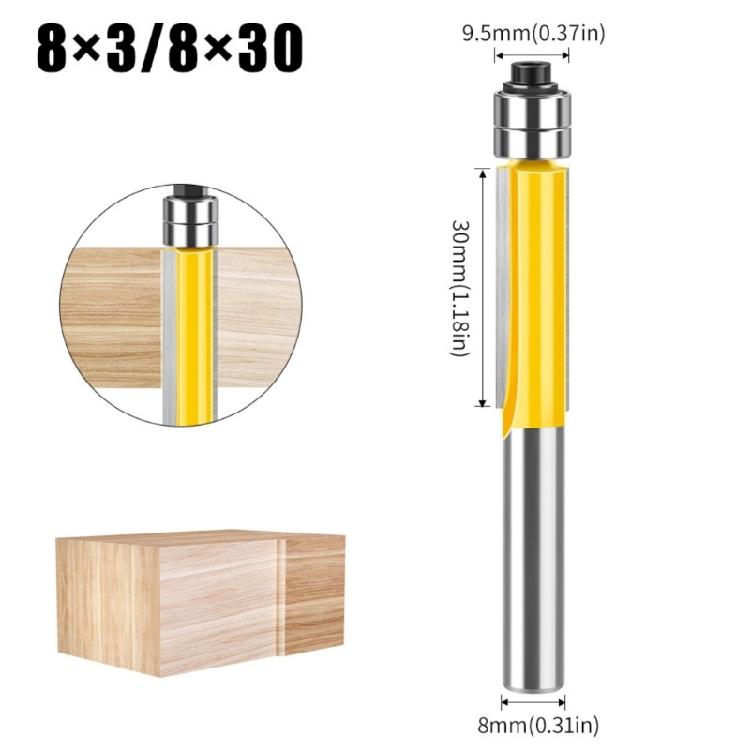 Functional 45# Steel Milling Tool Trimming Cutter For Slotting Trimming And Profiling In Various Wood Materials