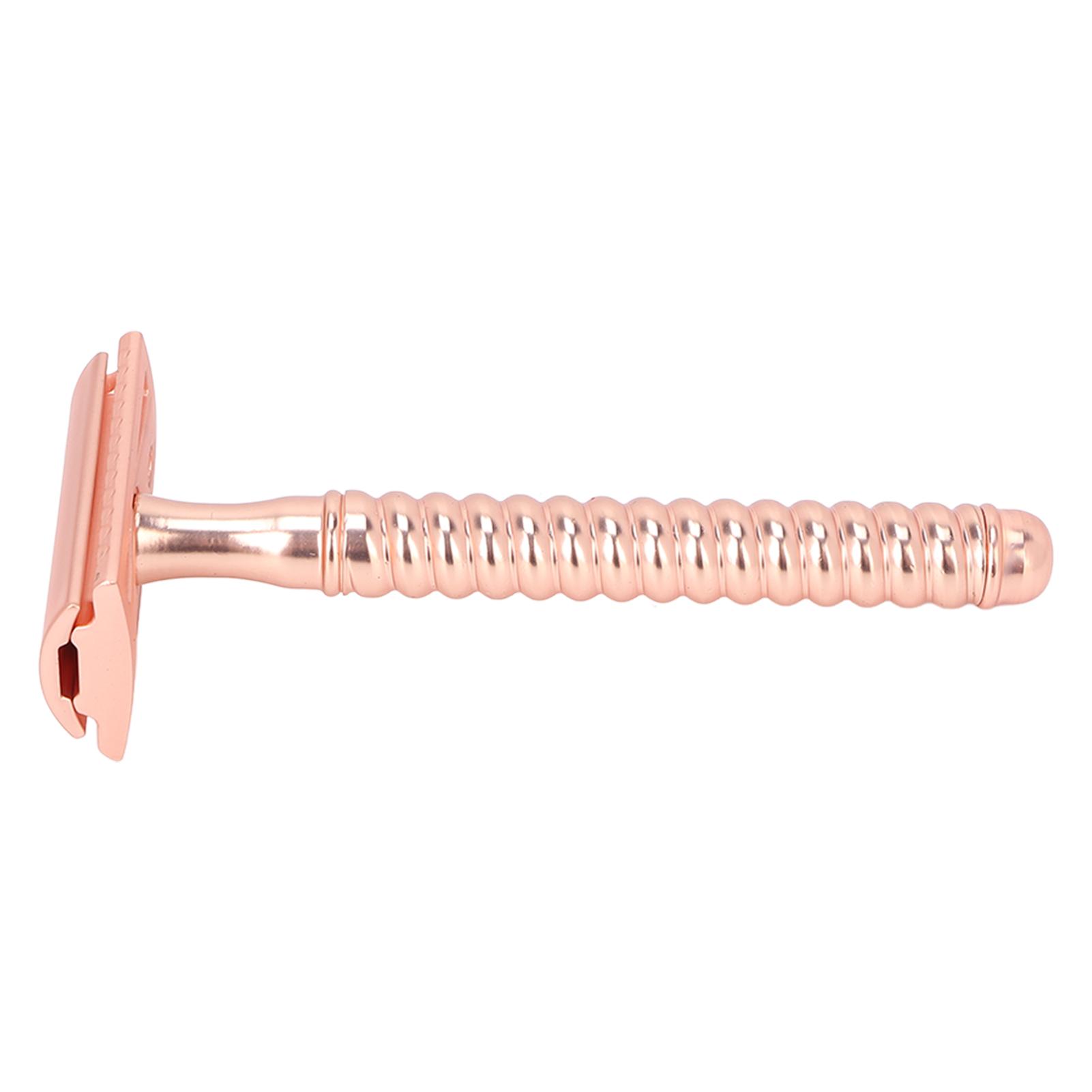 

Double Antislip Handle Zinc Alloy Washable Body Hair Removal Tool