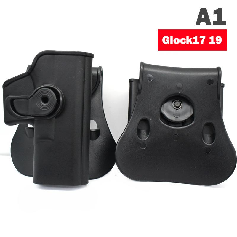 Étui Pistolet Tactique à Dégagement Rapide Droit Pour Glock
