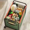 Large-capacity Rotating Toys Storage Cart with Wheels Multifunctional Organizer for Bedroom Living Room Kitchen