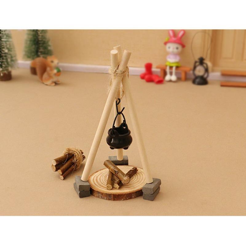 Doll House Simulation Mini Match Miniature Ceiling Furnace Model Ornaments Outdoor Scene Diy Handmade Decoration Accessories