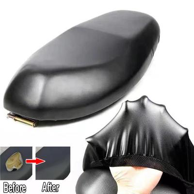 Su Geçirmez Motosiklet Koltuk Kılıfı Nefes Alabilir PU Deri Minder Kılıfı Motosiklet Elektrikli Scooter İçin Hava Koruyucu Güneş Kremi