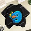 Maglietta Serie di Compleanno di Pocoyo Merch Cartoni Animati T-shirt a Manica Corta Vestiti Estivi Carini Girocollo Top Casual Regalo