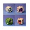 Monster Dice Funy Monster Face Resin Dice Set Halloween Tabletop Game Dice Set Props Weird Monster Dice Set For Table Games Role