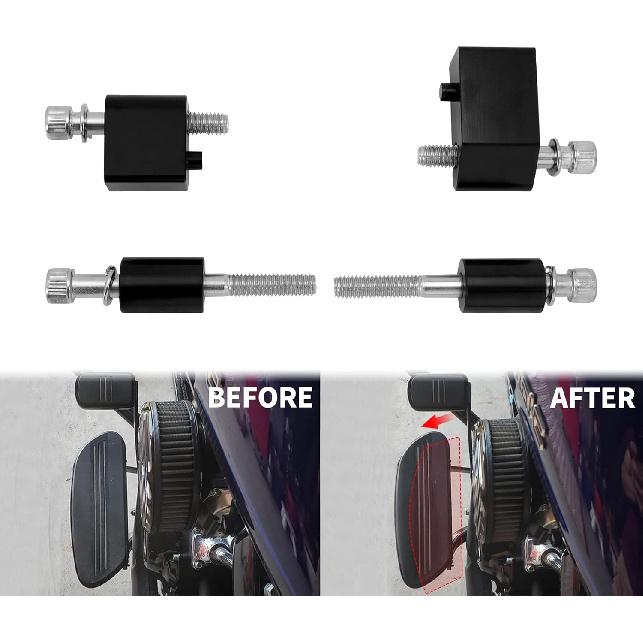1.25" Driver Floorboard Extensions Floorboard Extenders Spacer Fit for Harley Touring Electra Glide Road Glide Road King Street Glide 2009-2025 FL