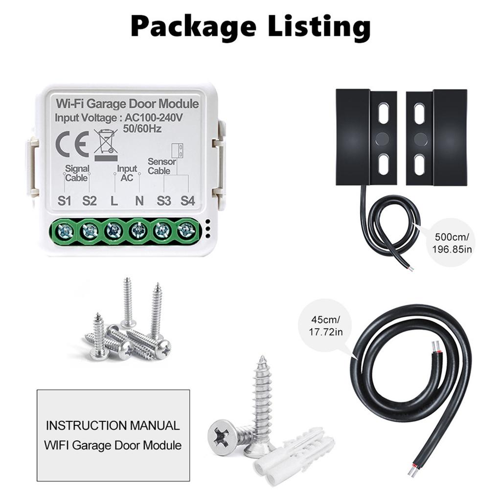 Smart Switch Control Switch Electrical Switches Sharing Function WIFI+Bluetoothn Intelligent Linkage 5 Meters Cable