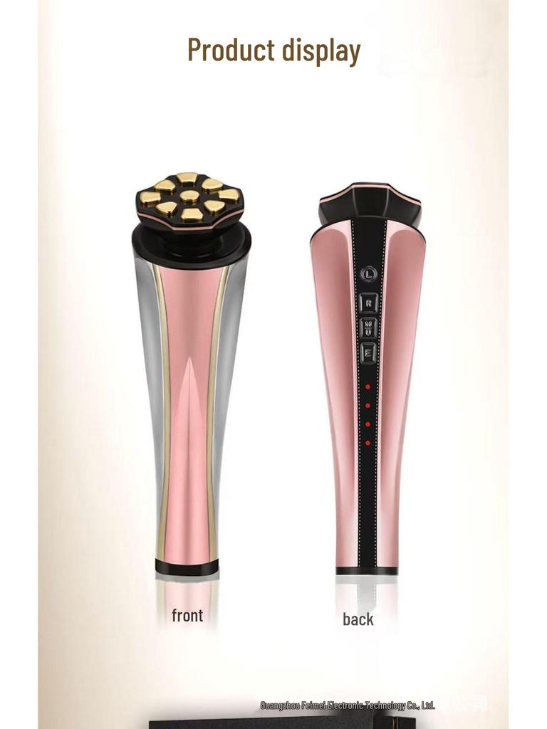 New RF Radio Frequency Face Lifting & Firming EMS Microcurrent Gold V-Face Rejuvenation Device