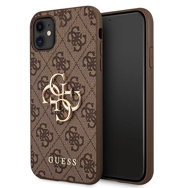 Guess Guhcn614Gmgbr Iphone 11 6.1 / Xr Brun/Brun Hardcase 4G Big Metal Logo