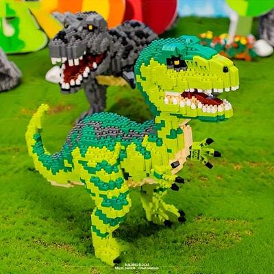 TMicro Building Blocks Dinosaur Mini Bricks Model Animal Figures Toys Children's Holiday Gift