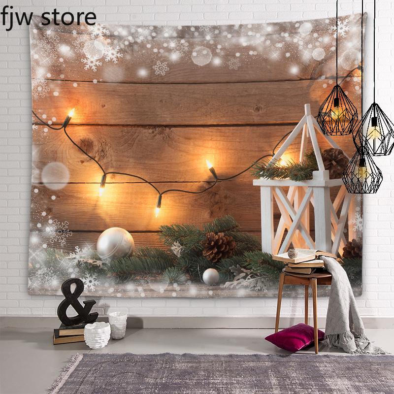 

Рождественские новогодние украшения, гобелены, рождественские художественные безделушки, гобелены, украшения для общежития, стены гостиной, украшения для дома 150x150cm