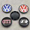 Dla VOLKSWAGEN VW 4 szt. 65mm Czerwono-Niebieskie Dekielki do Felg Samochodowych Dla Volkswagen VW R GTI Golf 6 Passat CC Magotan Touran Tiguan 3B7601