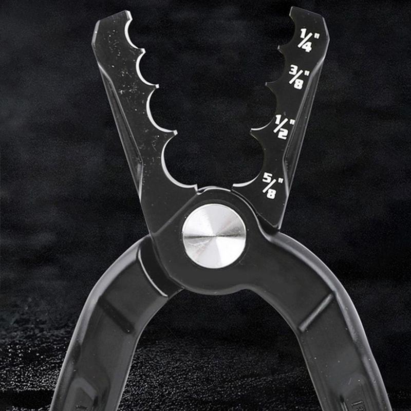 A96I-ST301 Copper Tube Repair Pliers Versatile Round Plier Tool Compound Rounder And Flat Folding Tube Fix Leaks Quickly