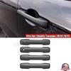 4PCS For Toyota Tacoma 2024 2025 Exterior Door Handle Cover Trims Carbon Fiber