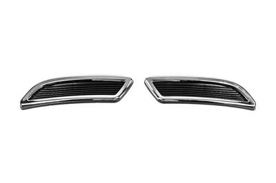 Carmos Imitation Muffler Overlays (2 Pcs, ABS-2025 Stainless Steel) for Renault Megane IV 2016-2025