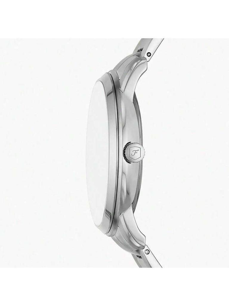 Neutra Moonphase Multifunction Two-Tone Stainless Steel Men's Quartz Watch With Blue Dial And Three Dial Display, Suitable For Daily Life FS5907