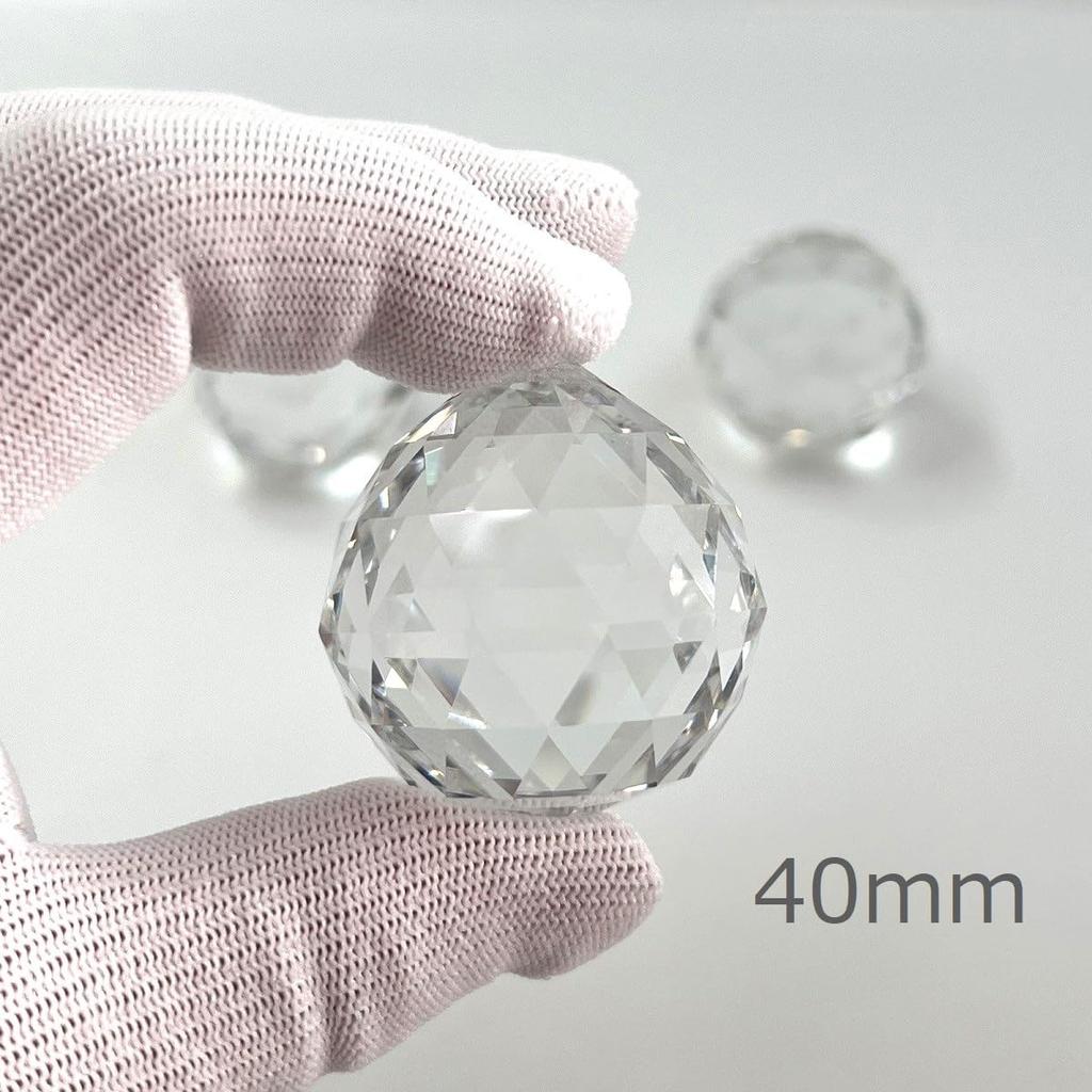 Sky Voyage Suncatcher Top Balls, 20mm, 30mm, and 40mm, Crystal Clear (10 X 40mm Balls)
