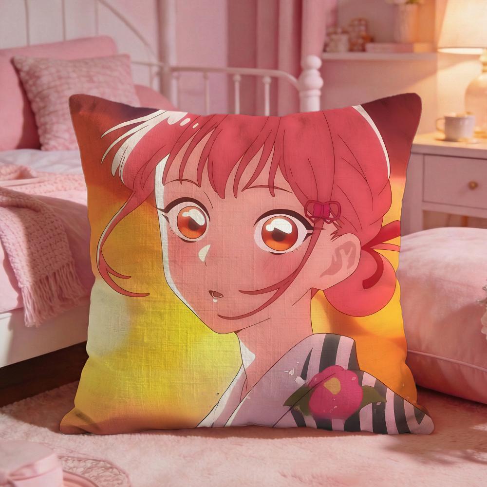 Blue BBoxs Hot Anime Cushion Cover Premium Comfort Reversible Pillow Cove Two In One Design For Any Room  Car Interior