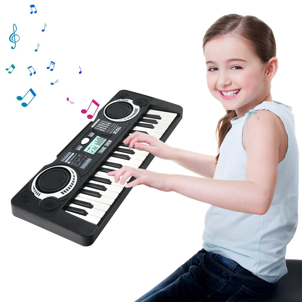 37 Toetsen Elektronisch Piano Vroegonderwijs Puzzel Muzikale Verlichting Speelgoed Voor Beginners Bij Kinderen