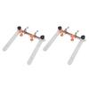 2 Sets Drawer Slide Installation Tool Plastic and Stainless Steel Drawer Slide Rail Mounting Tool